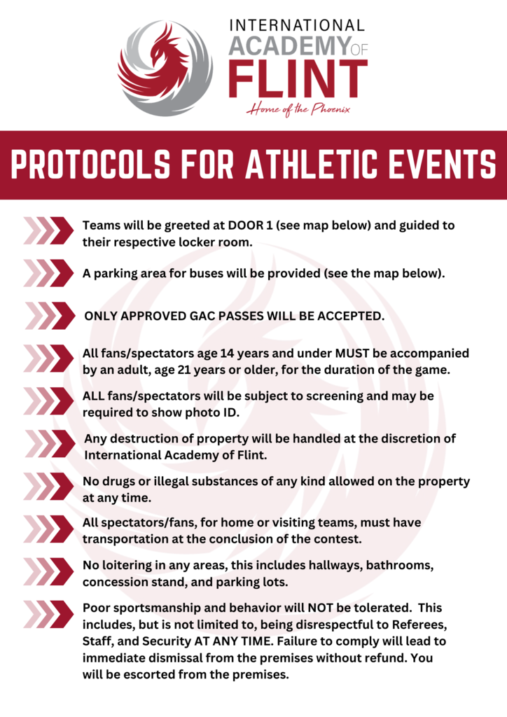 Athletic Event Rules/Protocol
