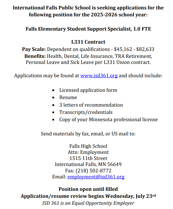 Student Support Specialist