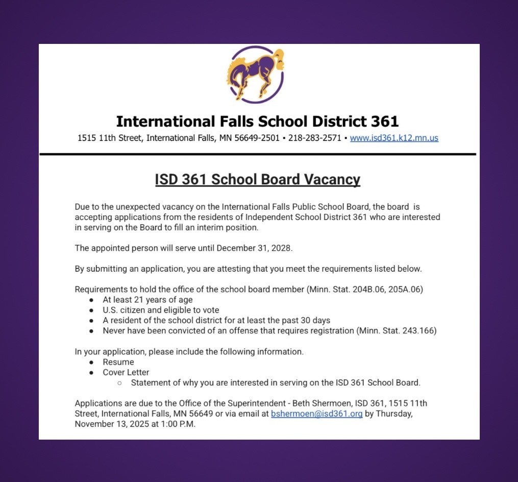 school board replacement posting