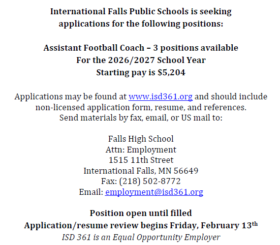 Assistant Football Coach