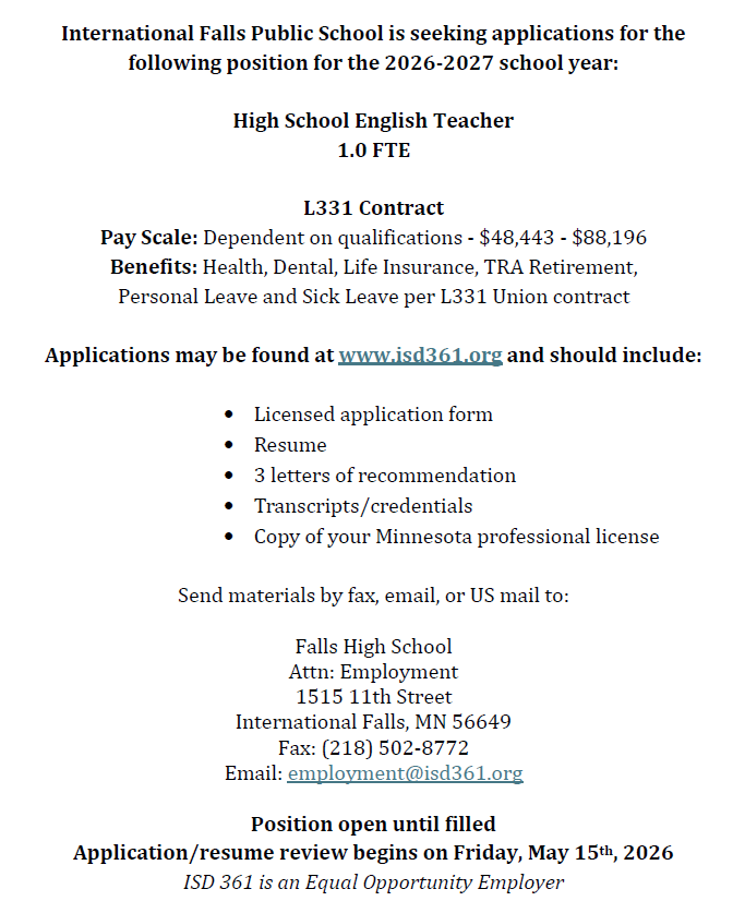 FHS English Teacher