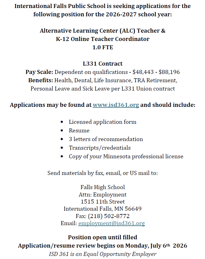 ALC & Online Teacher 6.22.26