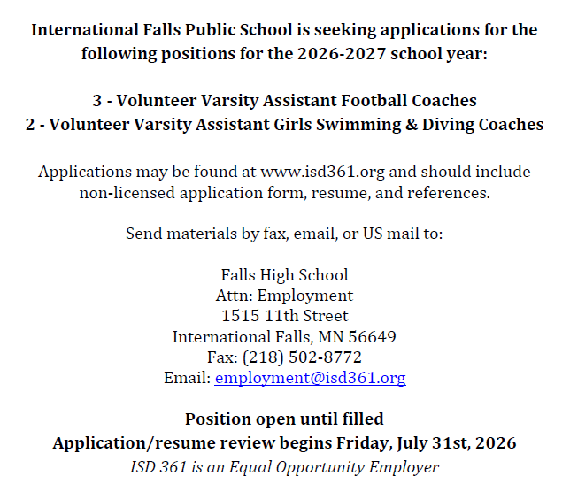 volunteer coaches