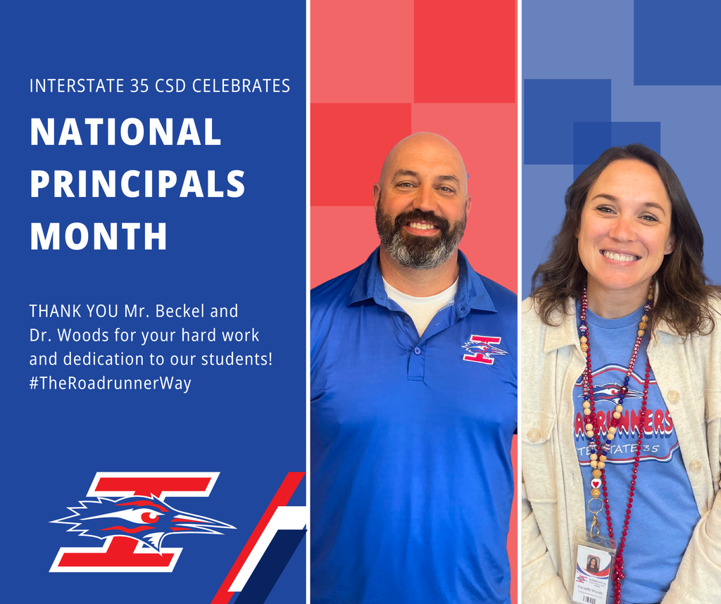 Thank you Mr. Beckel and Dr. Woods for all you do! We are celebrating National Principals Month 2025.
