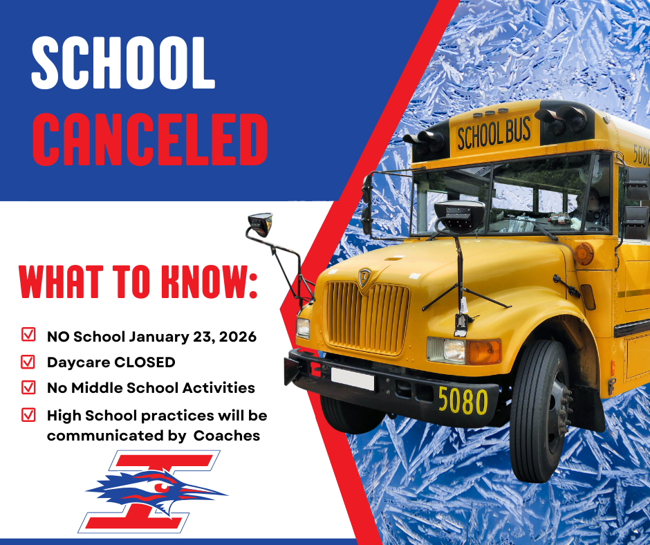 No School Tomorrow, January 23