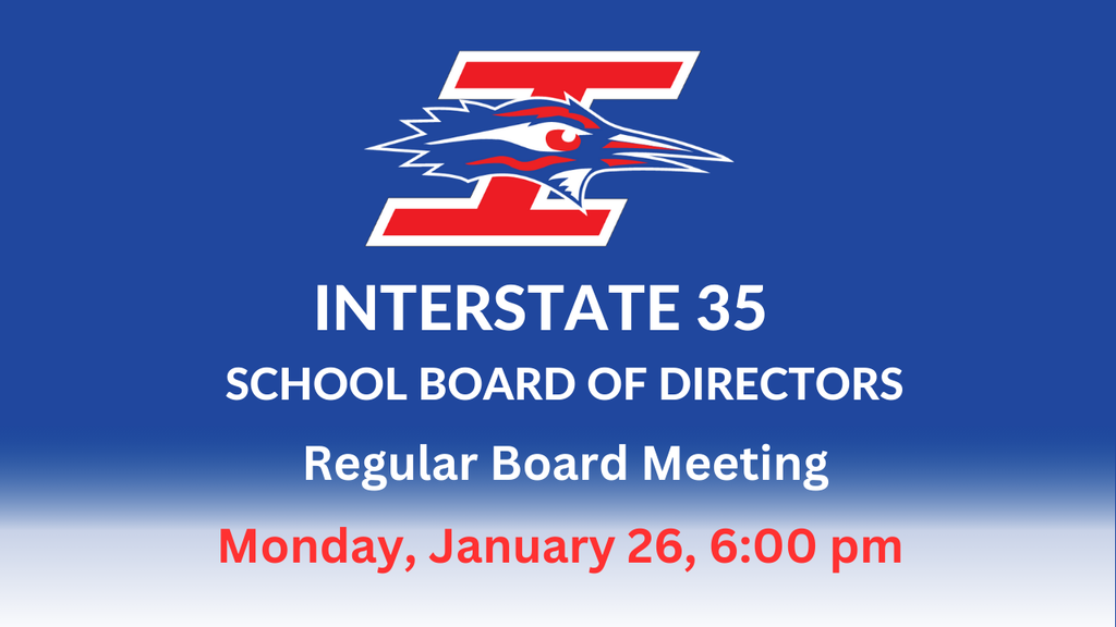 School Board Meeting Monday, January 26 at 6:00 pm 