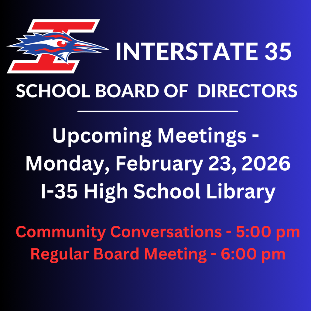 Upcoming Board Meetings - Monday, February 23 at 5:00 pm