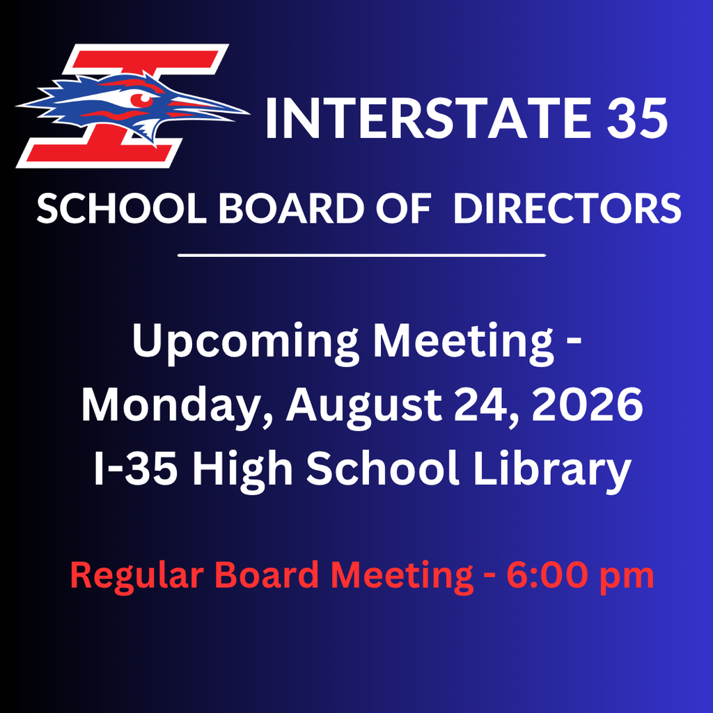 Upcoming school board meeting will be Monday, August 24 at 6:00 pm in the High School Libary