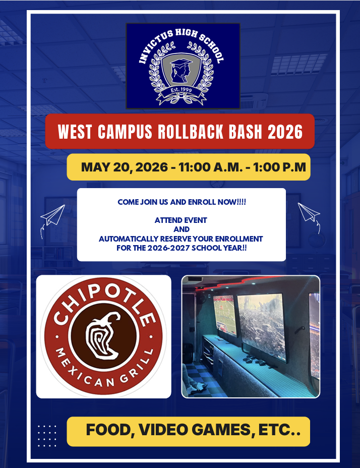 Flyer for the West Campus Rollover Event