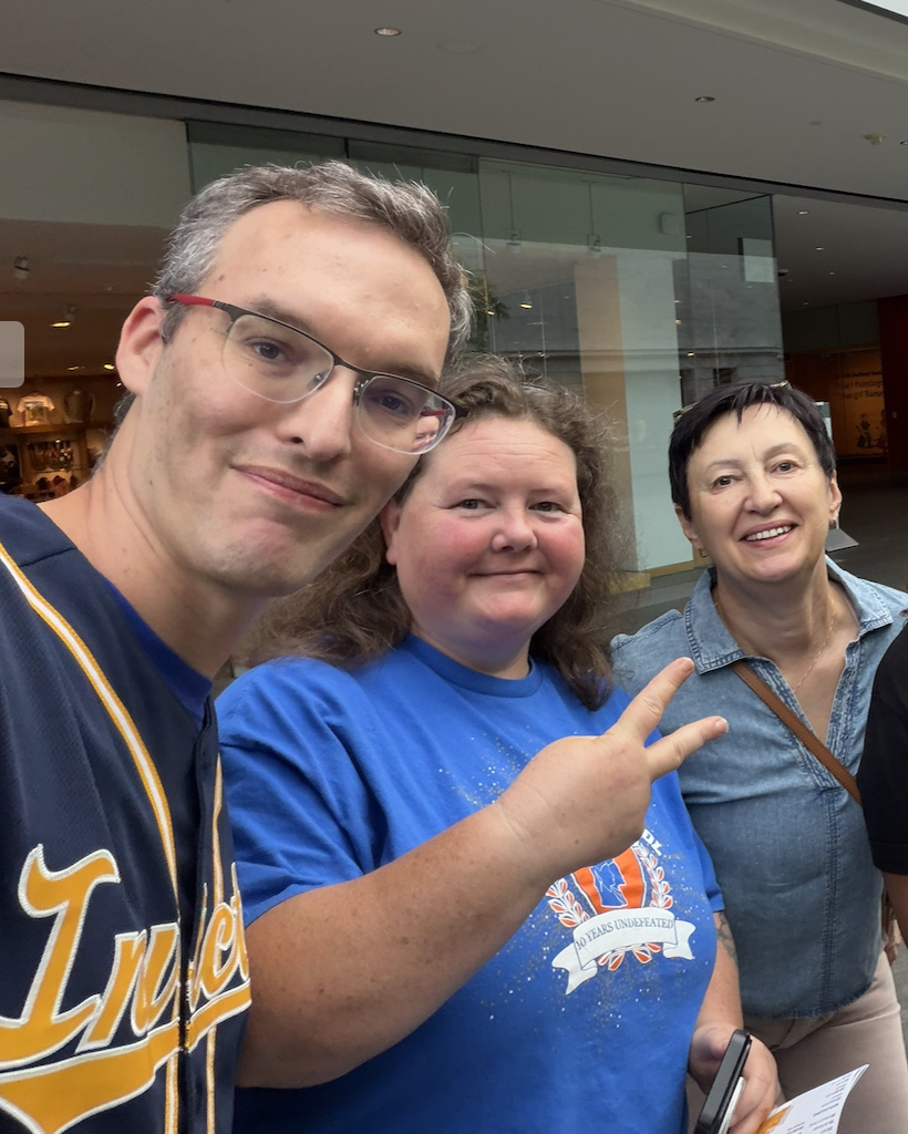 3 Invictus Staff members take a selfie