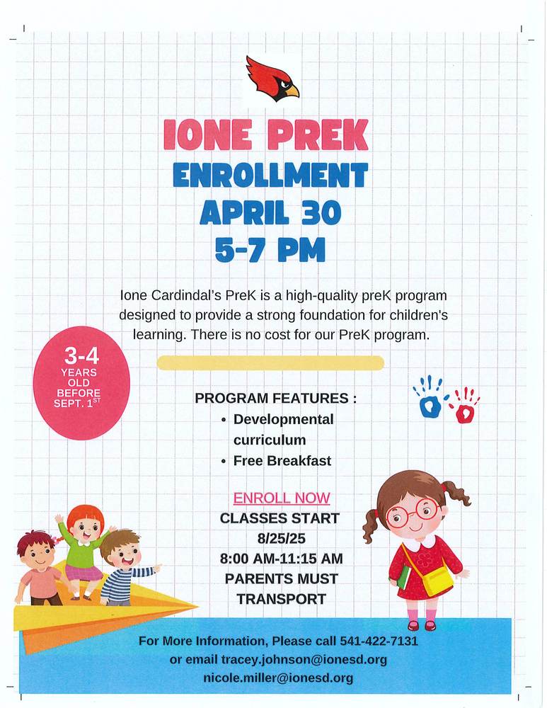 Pre K registration