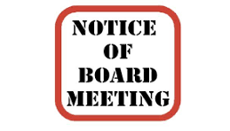 Board Meeting Notice