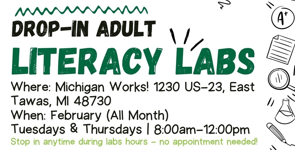 Drop In Adult Literacy Labs