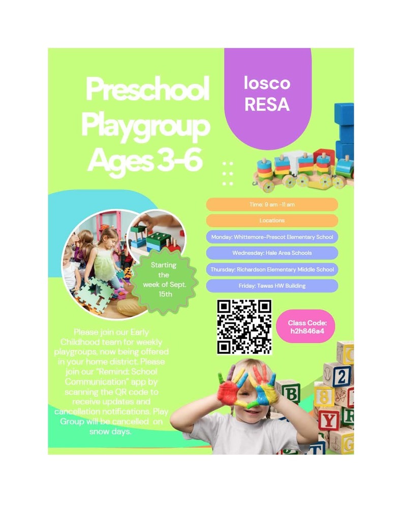 Preschool Playgroup Information