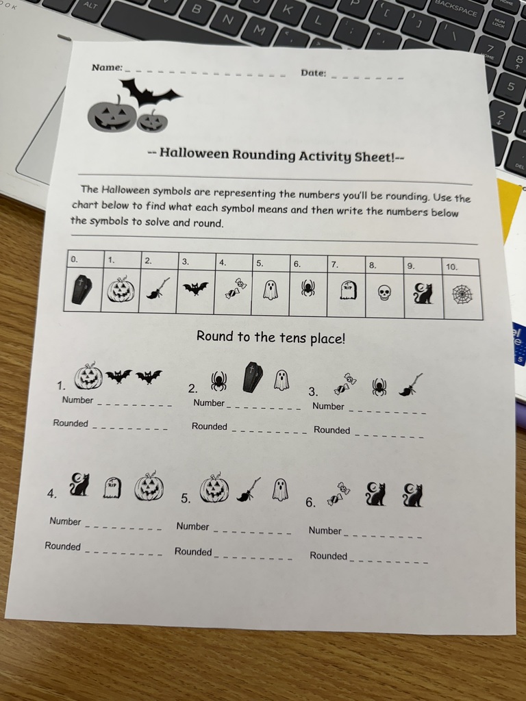 Halloween Math Worksheet