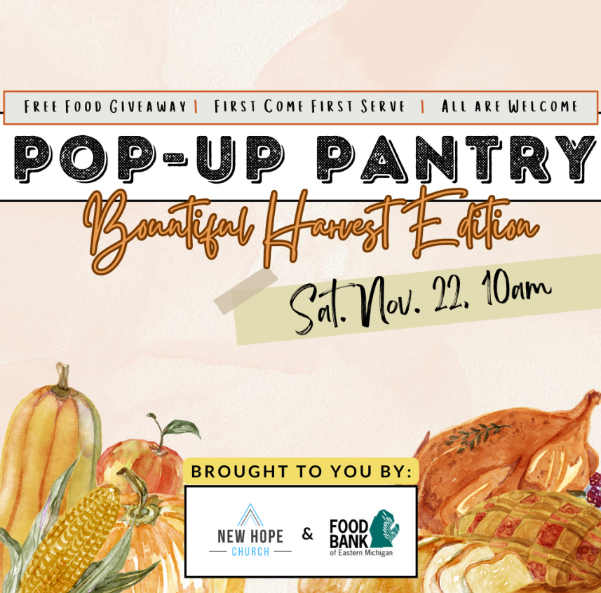 Pop up Pantry in Tawas