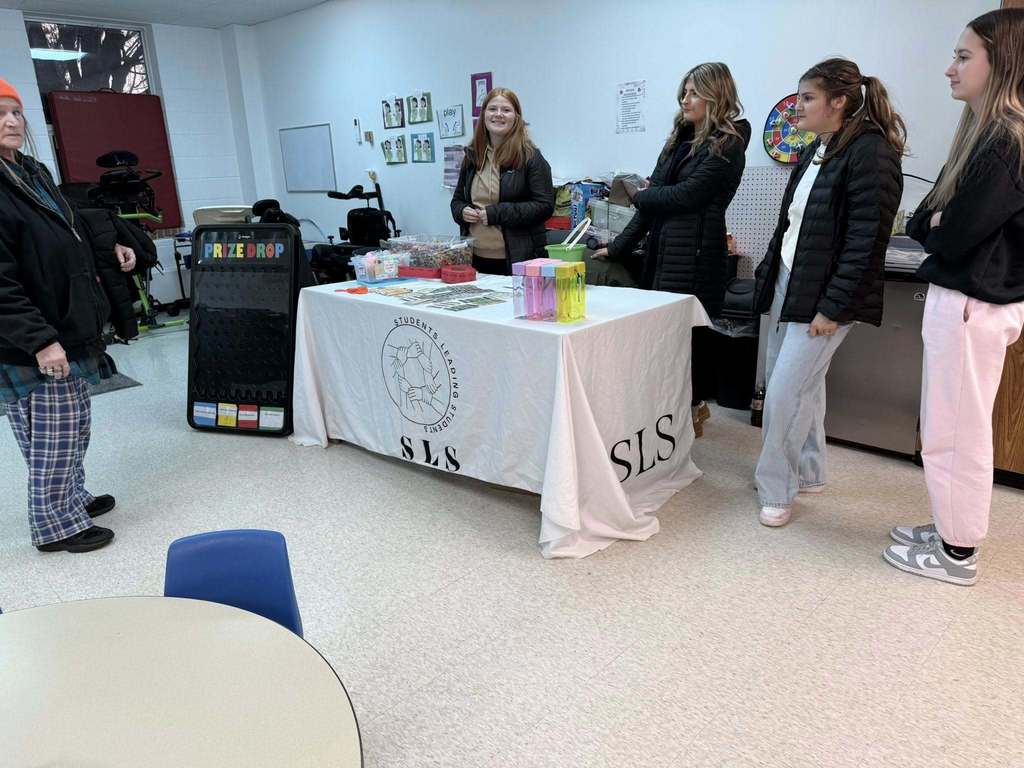 image from early on family night with Students Leading Students (SLS)