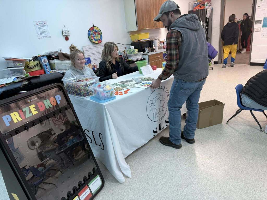 image from early on family night with Students Leading Students (SLS)