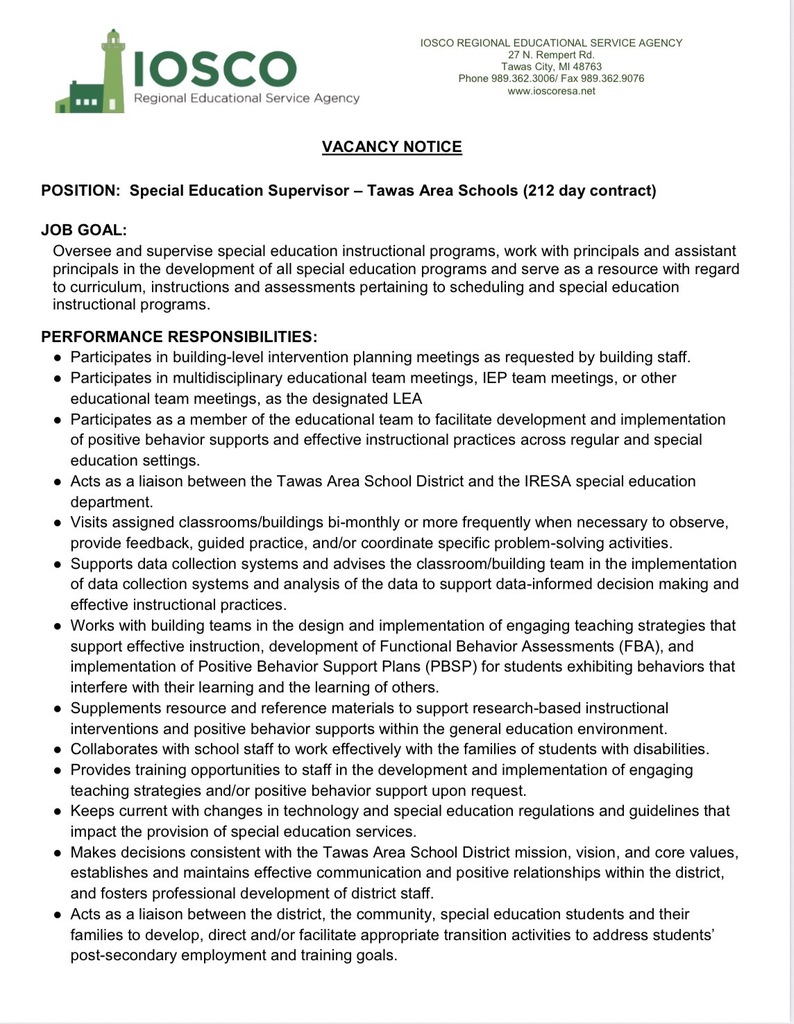 Job posting