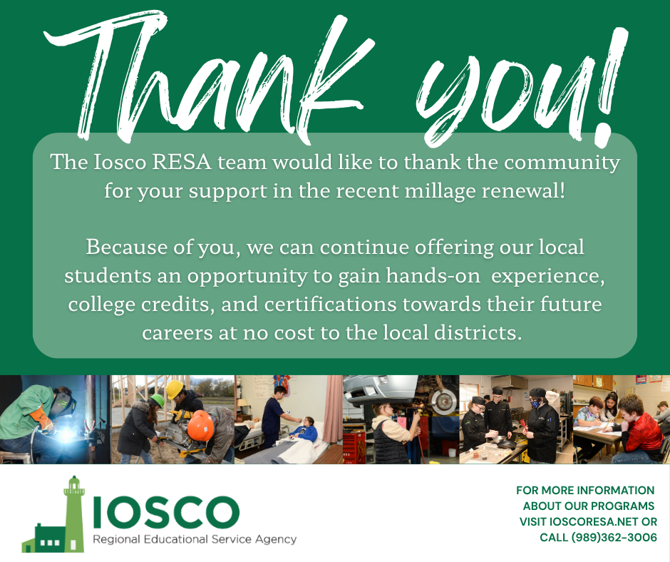 Thank you to our community