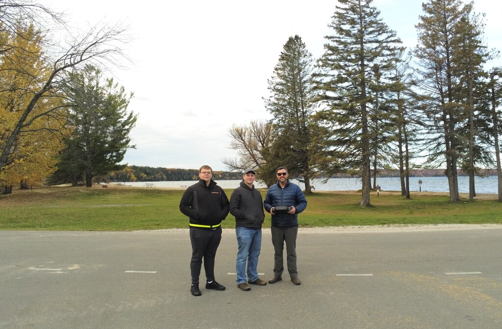 Aviation students and instructor
