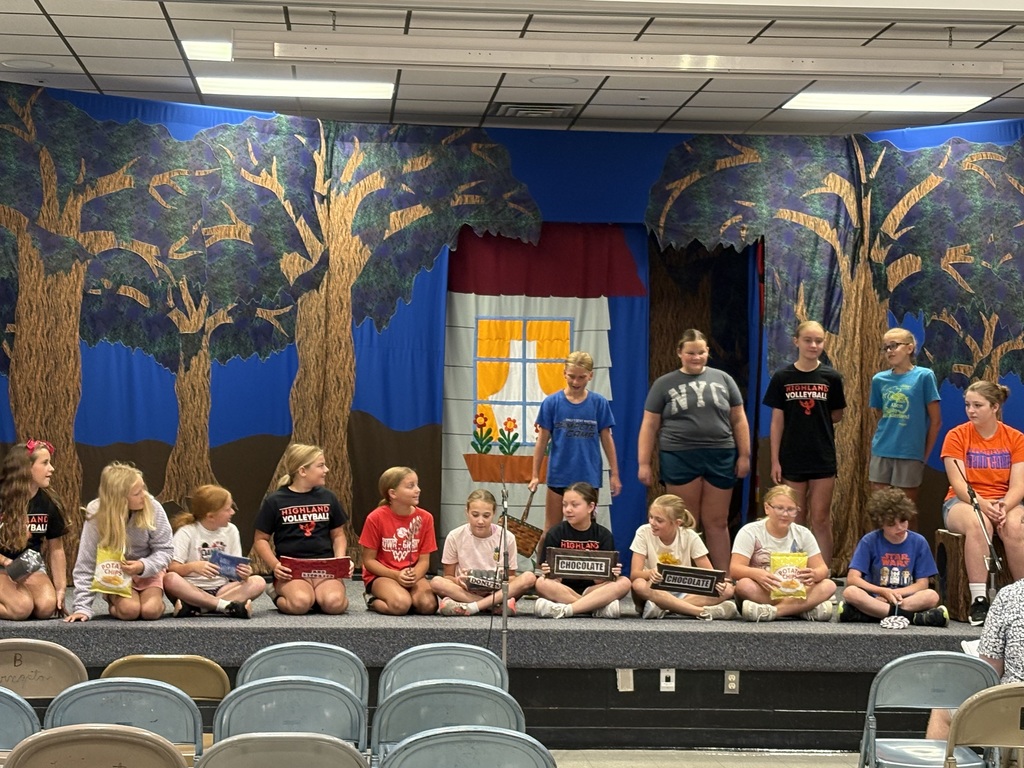 a group of students on stage 