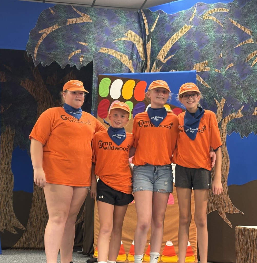 Students dressed as campers