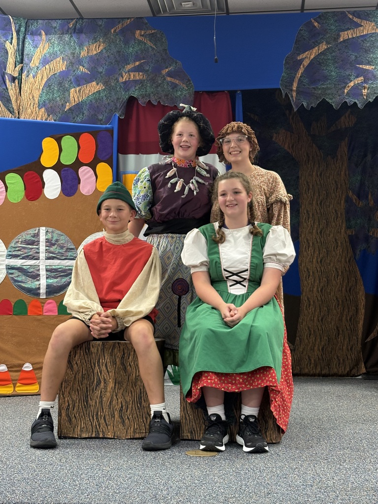 Students in costumes