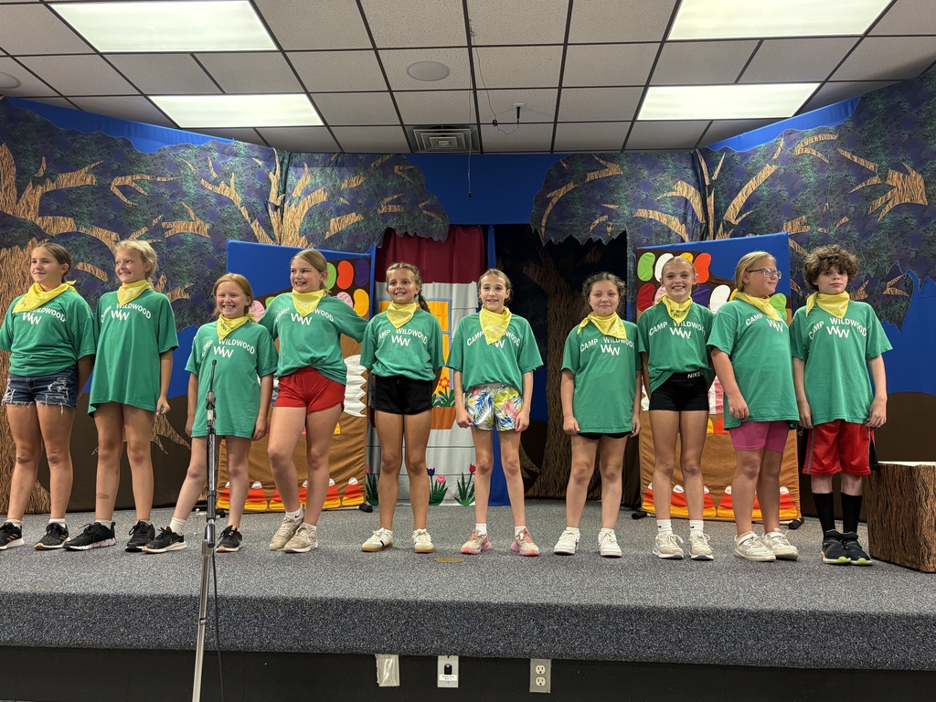 Students dressed as campers
