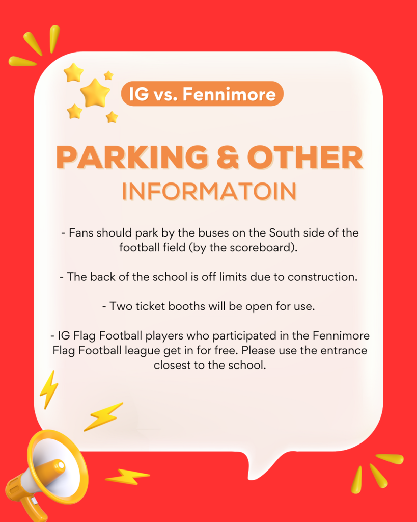 IG vs. Fenni Parking Info