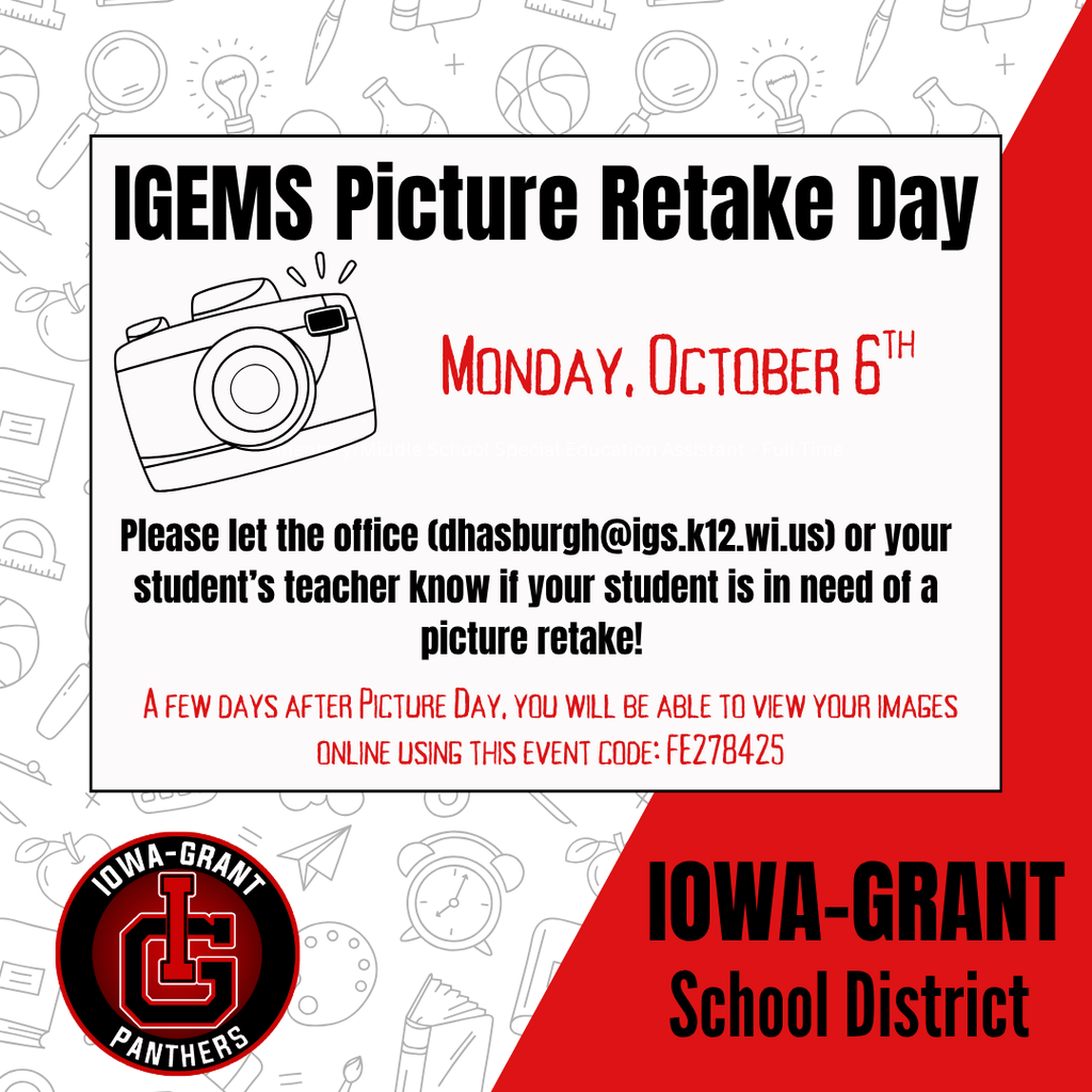 IGEMS Picture Retake Information
