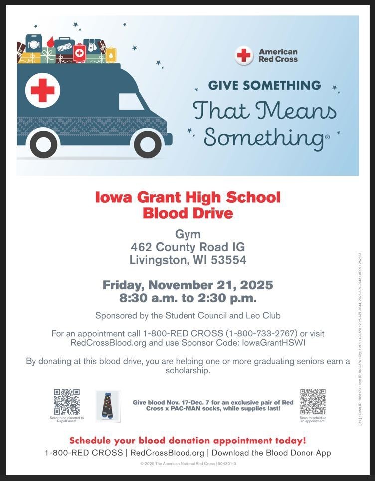 11/21  Blood Drive 