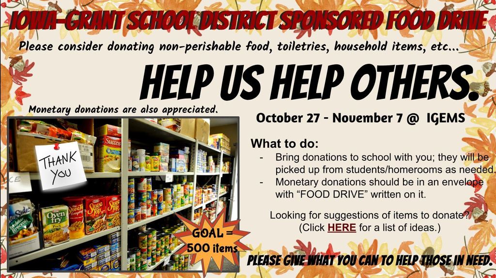 Food Drive 2025