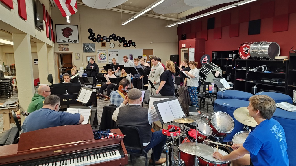 Music Rehearsal - Pit Orchestra and Cast