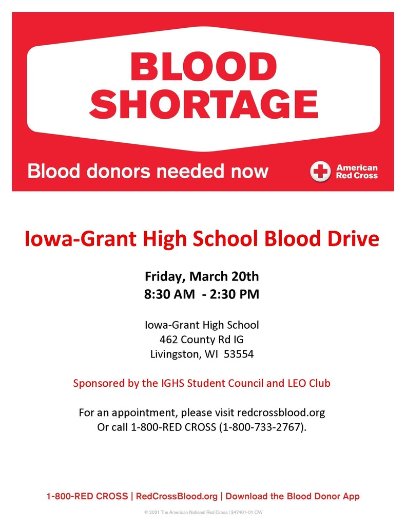 Blood Drive - March 20th