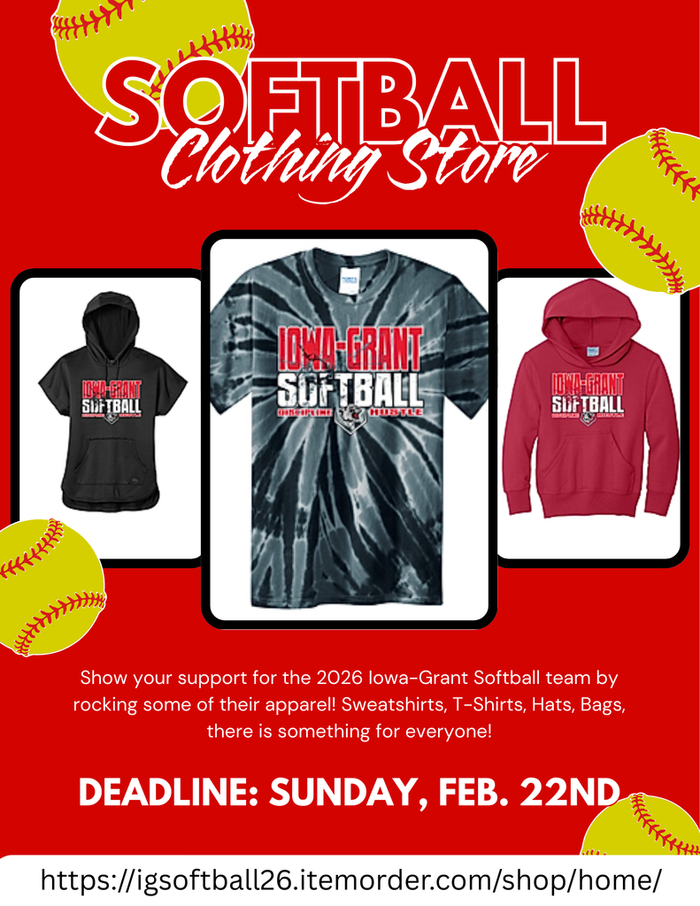 IG SOFTBALL CLOTHING ORDER