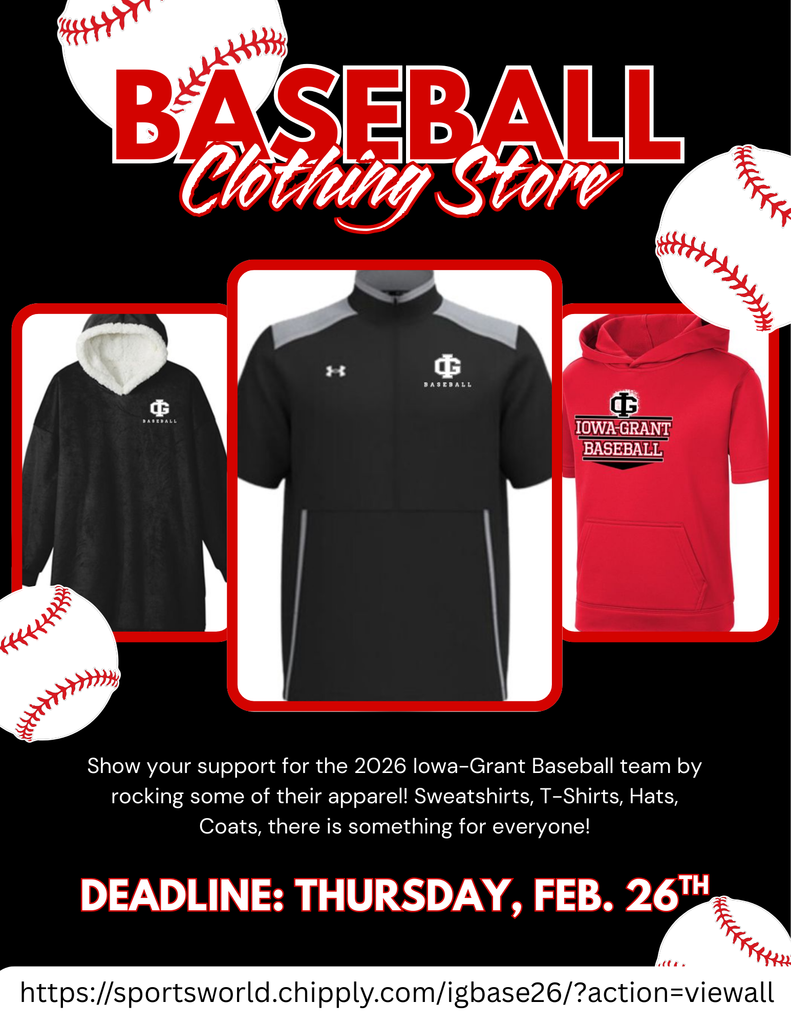 IG BASEBALL CLOTHING ORDER