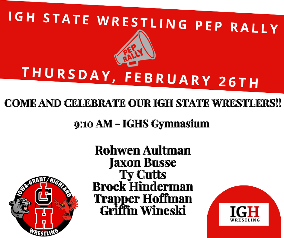 IGH State Wrestling Send Off - 2/26/2026