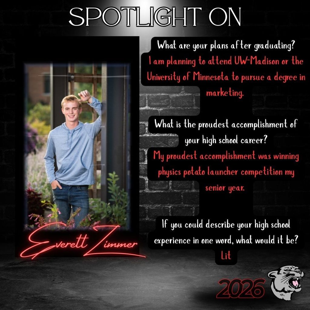 Senior Spotlight - Everett Zimmer