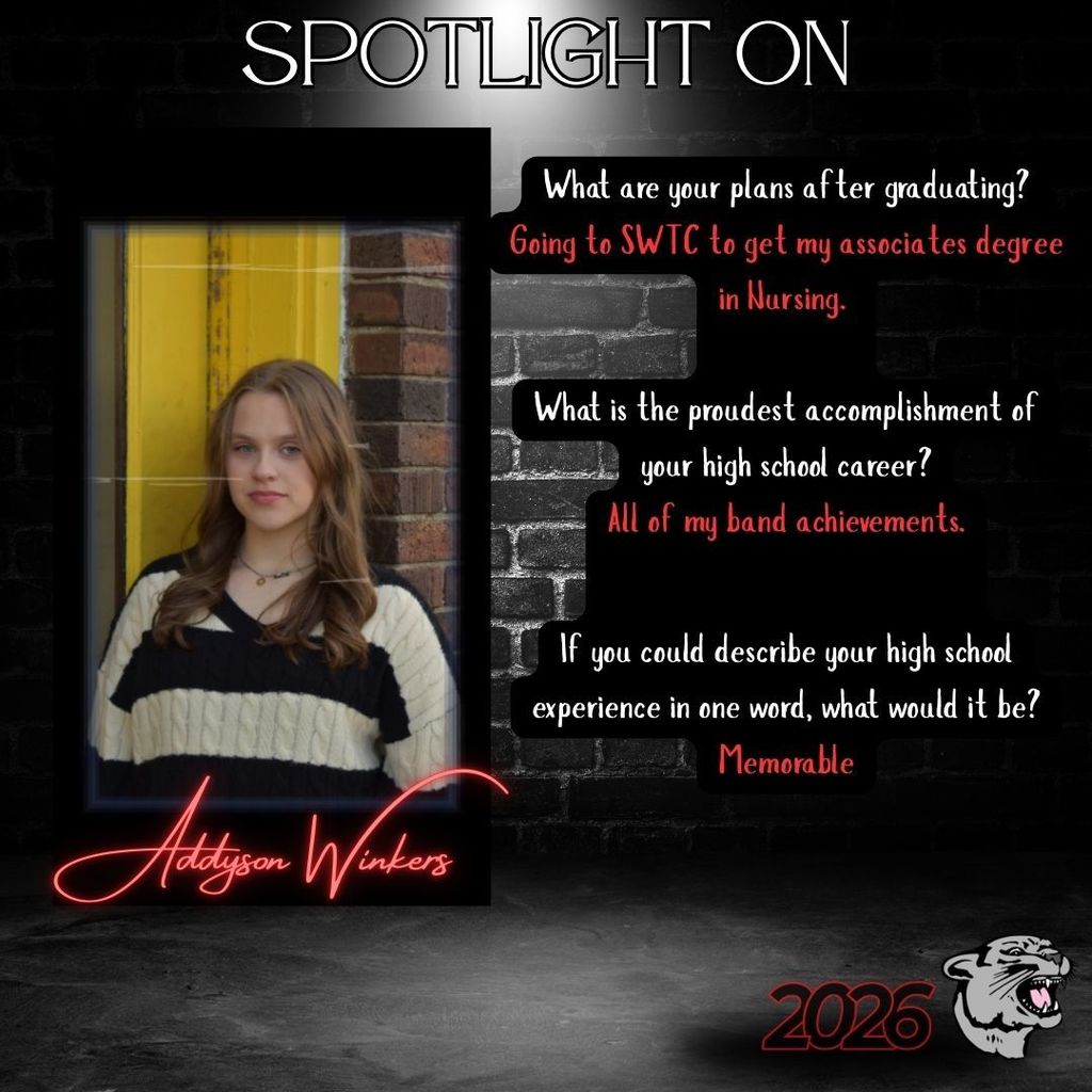 Senior Spotlight - Addyson Winkers
