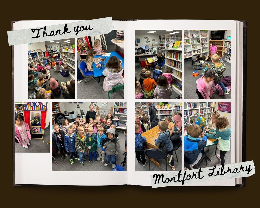 Kindergarten library field trip