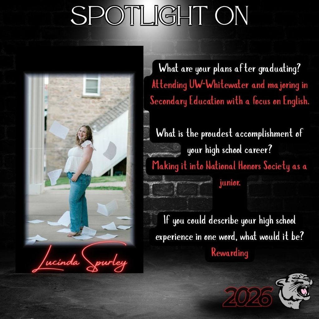Senior Spotlight - Lucy Spurley