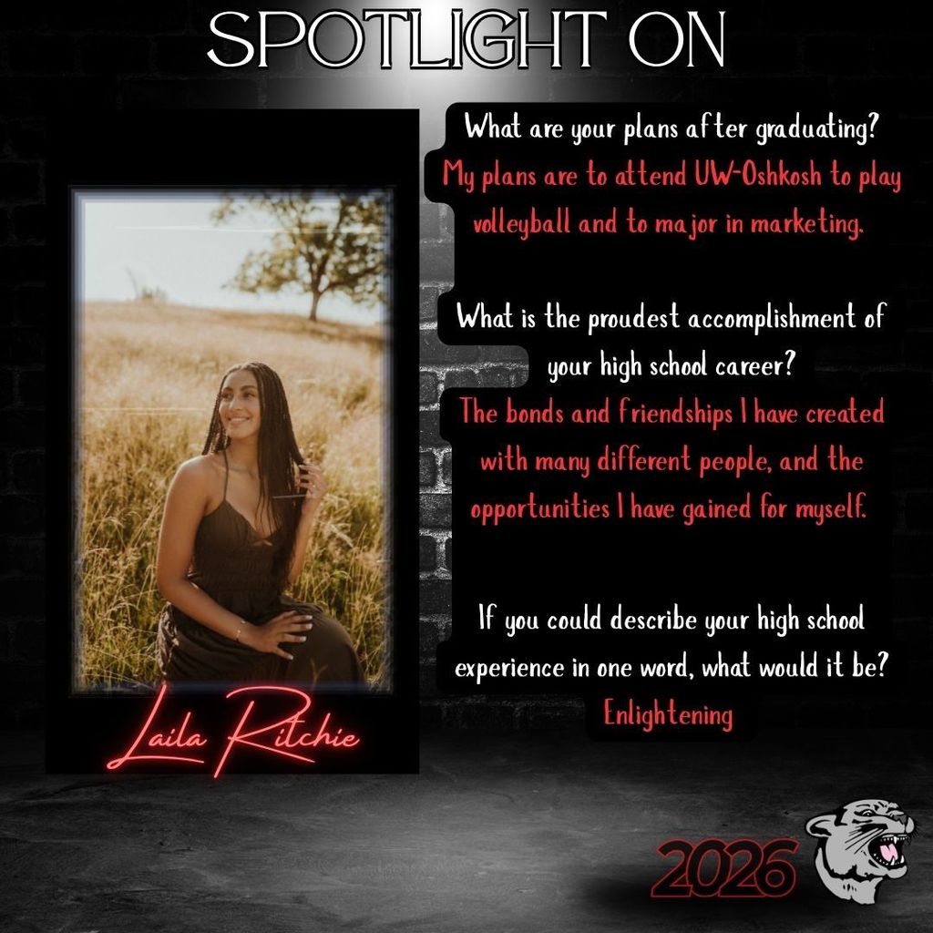 Senior Spotlight - Laila Ritchie