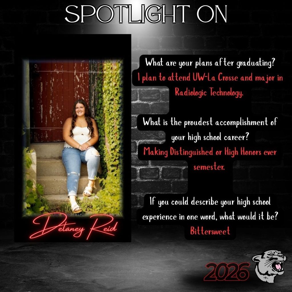 Senior Spotlight - Delaney Reid