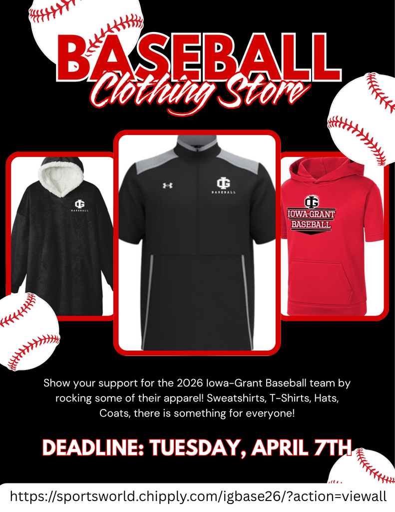 IG BASEBALL CLOTHING ORDER