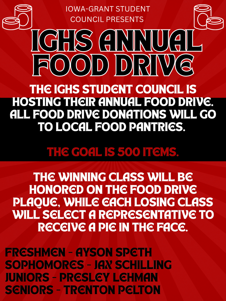 IGHS Food Drive