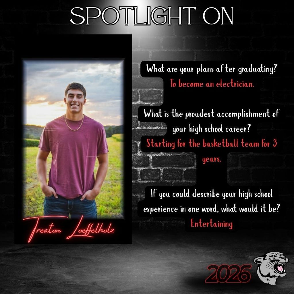 Senior Spotlight - Treaton Loeffelholz