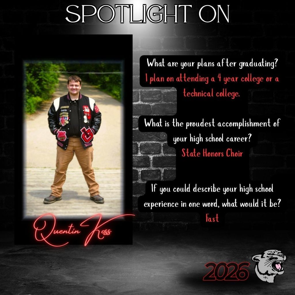 2026 Senior Spotlight - Quentin Koss