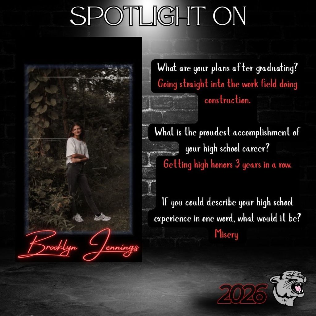 2026 Senior Spotlight - Brooklyn Jennings