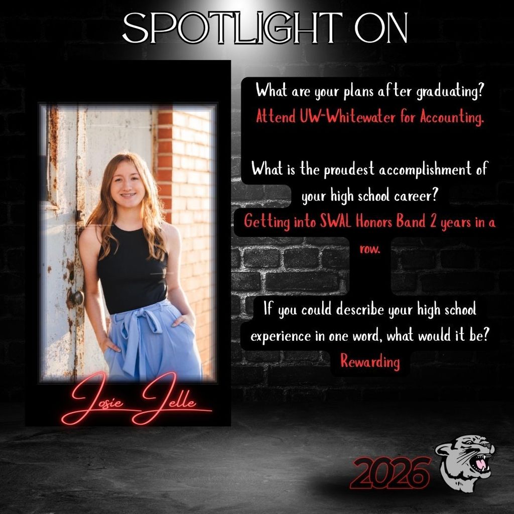 2026 Senior Spotlight - Josie Jelle
